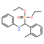 Phosphonic acid, [(2-methylphenyl)(phenylamino)methyl]-, diethyl ester