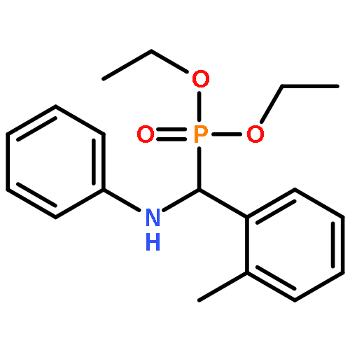 Phosphonic acid, [(2-methylphenyl)(phenylamino)methyl]-, diethyl ester