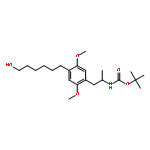 Carbamic acid,[2-[4-(6-hydroxyhexyl)-2,5-dimethoxyphenyl]-1-methylethyl]-,1,1-dimethylethyl ester