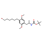 Carbamic acid,[2-[4-(6-bromohexyl)-2,5-dimethoxyphenyl]-1-methylethyl]-,1,1-dimethylethyl ester