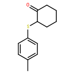 Cyclohexanone, 2-[(4-methylphenyl)thio]-