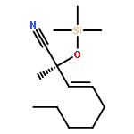 3-NONENENITRILE, 2-METHYL-2-[(TRIMETHYLSILYL)OXY]-, (2S,3E)-