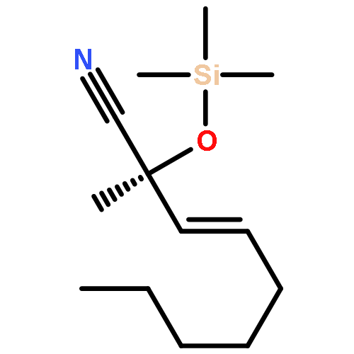 3-NONENENITRILE, 2-METHYL-2-[(TRIMETHYLSILYL)OXY]-, (2S,3E)-