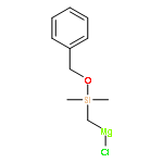 Magnesium, chloro[[dimethyl(phenylmethoxy)silyl]methyl]-