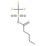 Methanesulfonic acid, trifluoro-, 1-methylenepentyl ester