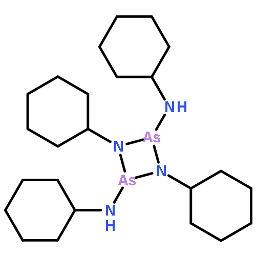 1,3,2,4-Diazadiarsetidine-2,4-diamine, N,N',1,3-tetracyclohexyl-