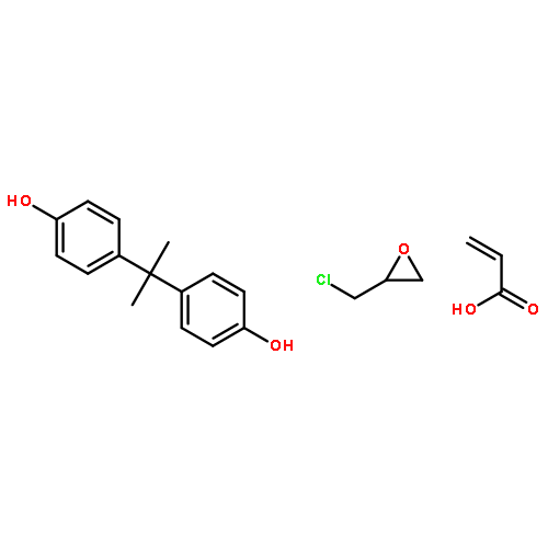 Bisphenol A, (chloromethyl)oxirane, acrylic acid polymer