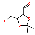 (4S,5S)-5-(hydroxymethyl)-2,2-dimethyl-1,3-dioxolane-4-carbaldehyde