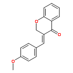 (3E)-3-(4-methoxybenzylidene)-2,3-dihydro-4H-chromen-4-one