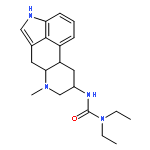 S(+)-N,N-DIETHYL-N'([8ALPHA]-6-METHYLERGOLIN-8-YL)UREA 