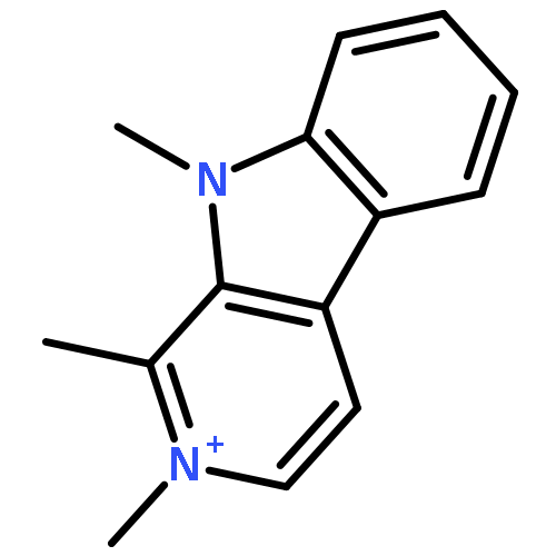 1,2,9-TRIMETHYLPYRIDO[3,4-B]INDOL-2-IUM 