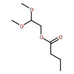 Butanoic acid, 2,2-dimethoxyethyl ester