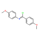 Benzenecarboximidoyl chloride, 4-methoxy-N-(4-methoxyphenyl)-