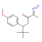 3-Heptanone, 2-diazo-5-(4-methoxyphenyl)-6,6-dimethyl-