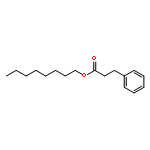 Benzenepropanoic acid, octyl ester