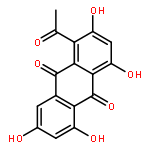 1-ACETYL-2,4,5,7-TETRAHYDROXYANTHRACENE-9,10-DIONE 