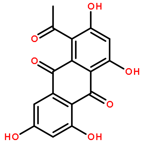 1-ACETYL-2,4,5,7-TETRAHYDROXYANTHRACENE-9,10-DIONE 