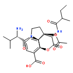 (3S)-3-[(2S,3R)-3-(acetyloxy)-1-L-valylpyrrolidin-2-yl]-3-{[N-(2-methylbutanoyl)-L-phenylalanyl]oxy}propanoic acid