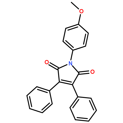 1H-Pyrrole-2,5-dione, 1-(4-methoxyphenyl)-3,4-diphenyl-