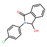 1H-Isoindol-1-one, 2-(4-chlorophenyl)-2,3-dihydro-3-hydroxy-