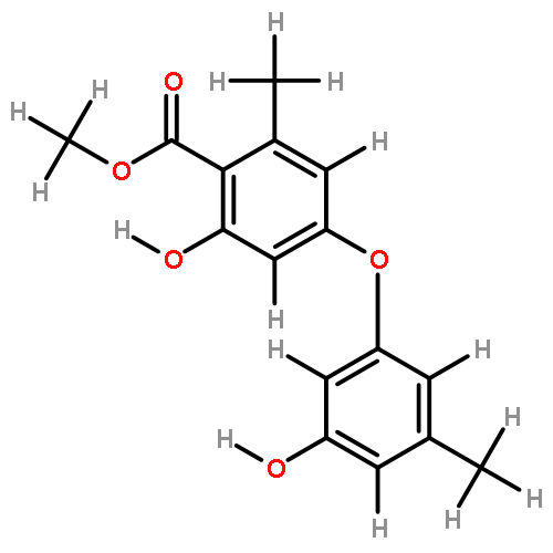 Me ester-2-Hydroxy-4-(3-hydroxy-5-methylphenoxy)-6-methylbenzoic acid