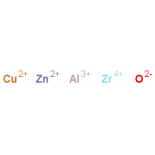 Aluminum copper zinc zirconium oxide