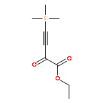 3-Butynoic acid, 2-oxo-4-(trimethylsilyl)-, ethyl ester