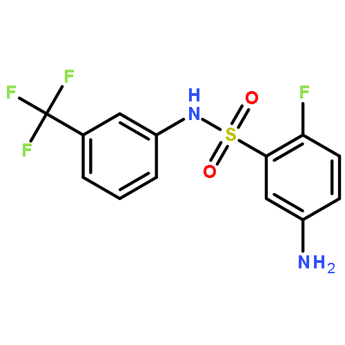 5-Amino-2-fluoro-N-(3-trifluoromethyl-phenyl)-benzenesulfonamide