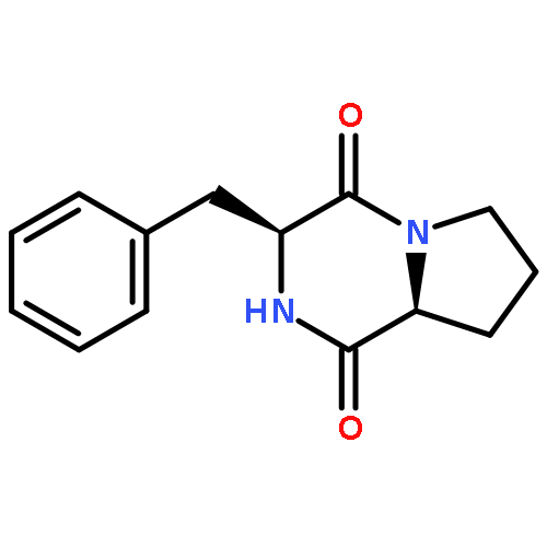 Pyrrolo[1,2-a]pyrazine-1,4-dione,hexahydro-3-(phenylmethyl)-, (3S,8aS)-