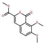 1H-2-Benzopyran-3-carboxylic acid, 7,8-dimethoxy-1-oxo-, methyl ester