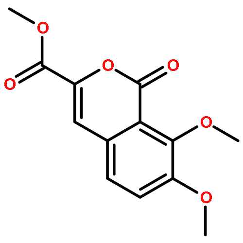 1H-2-Benzopyran-3-carboxylic acid, 7,8-dimethoxy-1-oxo-, methyl ester