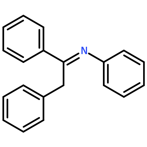 BENZENAMINE, N-(1,2-DIPHENYLETHYLIDENE)-