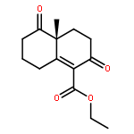 1-Naphthalenecarboxylic acid,2,3,4,4a,5,6,7,8-octahydro-4a-methyl-2,5-dioxo-, ethyl ester