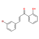 2-Propen-1-one, 3-(3-bromophenyl)-1-(2-hydroxyphenyl)-