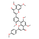 8-[5-(5,7-dimethoxy-4-oxo-4H-chromen-2-yl)-2-methoxyphenyl]-5,7-dimethoxy-2-(4-methoxyphenyl)-4H-chromen-4-one