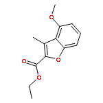 2-BENZOFURANCARBOXYLIC ACID, 4-METHOXY-3-METHYL-, ETHYL ESTER