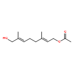 2,6-Octadiene-1,8-diol, 2,6-dimethyl-, 8-acetate, (2E,6E)-