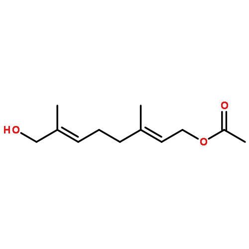 2,6-Octadiene-1,8-diol, 2,6-dimethyl-, 8-acetate, (2E,6E)-