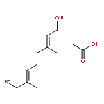 ACETIC ACID;8-BROMO-3,7-DIMETHYLOCTA-2,6-DIEN-1-OL 