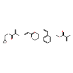 BUTYL PROP-2-ENOATE;METHYL 2-METHYLPROP-2-ENOATE;OXIRAN-2-YLMETHYL 2-METHYLPROP-2-ENOATE;STYRENE 