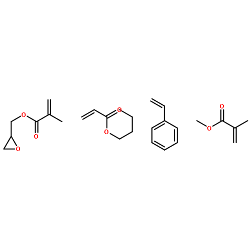 BUTYL PROP-2-ENOATE;METHYL 2-METHYLPROP-2-ENOATE;OXIRAN-2-YLMETHYL 2-METHYLPROP-2-ENOATE;STYRENE 