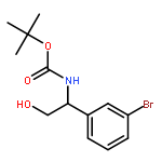 Carbamic acid, [(1R)-1-(3-bromophenyl)-2-hydroxyethyl]-, 1,1-dimethylethyl ester