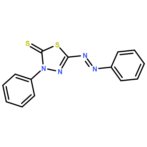 3-PHENYL-5-PHENYLDIAZENYL-1,3,4-THIADIAZOLE-2-THIONE 