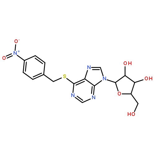 NBMPR;6-S-[(4-NITROPHENYL)METHYL]-6-THIOINOSINE 