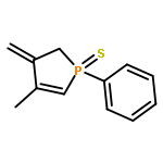 1H-Phosphole, 2,3-dihydro-4-methyl-3-methylene-1-phenyl-, 1-sulfide