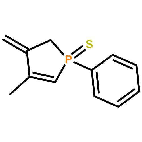 1H-Phosphole, 2,3-dihydro-4-methyl-3-methylene-1-phenyl-, 1-sulfide