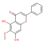 5,7-dihydroxy-6-methoxyflavone