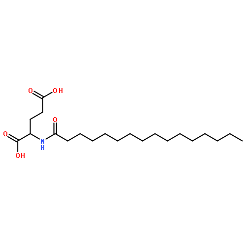 L-Glutamic acid,N-(1-oxohexadecyl)-