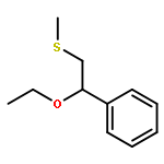 Benzene, [1-ethoxy-2-(methylthio)ethyl]-