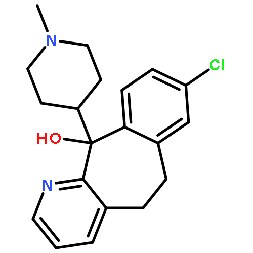 8-CHLORO-6,11-DIHYDRO-11-(1-METHYL-4-PIPERIDINYL)-5H-BENZO[5,6]CYCLOHEPTA[1,2-B]PYRIDIN-11-OL 